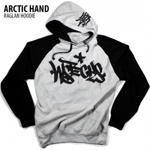 Arctic Hand Raglan Pullover Hoodie