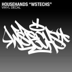 Househands "WSTECHS" Vinyl Decal