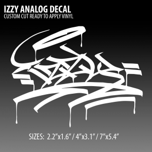 Izzy Analog Decal