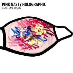 Pink Nasty Hologrpahic Mask