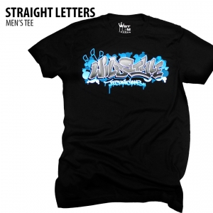 Updated! Straight Letters Tee