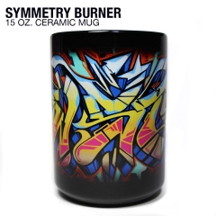 New! Symmetry Burner Wall 15 Oz. Mug