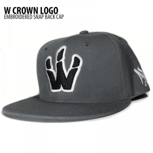 Re-Stocked! W Crown Snap Back Cap