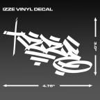 Izze Logo Decal
