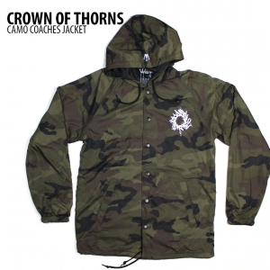 Crown of Thorns Camo Coaches Jacket