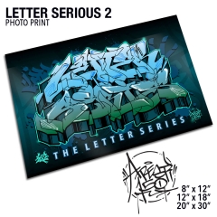 Letter Serious 2 Print