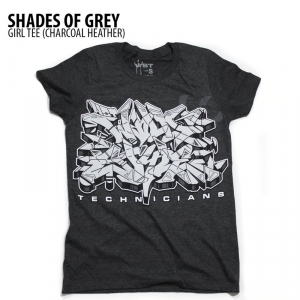 Shades of Grey Girl Tee