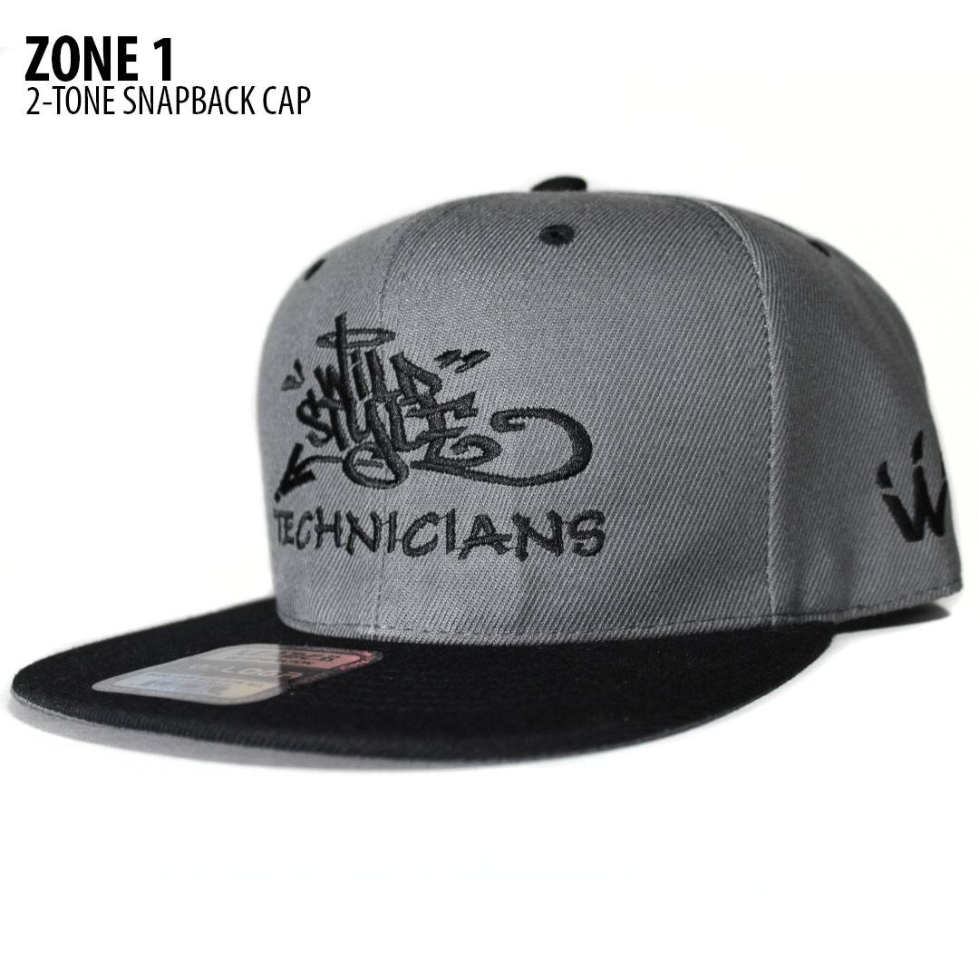 Zone 1 Snapback Cap: wildstyletechnicians.com